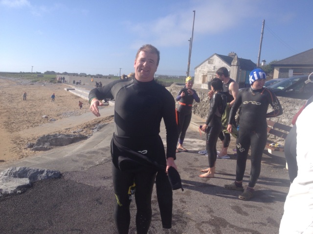 in wetsuit at fenit